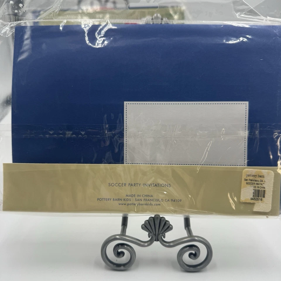 16 POTTERY BARN KIDS INVITATIONS SOCCER Themed BIRTHDAY PARTY Sports NIP - Image 3 of 4