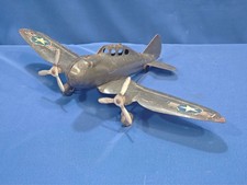 Beautiful Vintage 1930s Pre ww2 Marx P-35 Seversky Pressed Steel Toy Airplane
