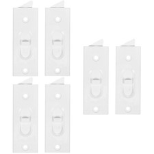  3 Pairs Plastic Latch Window Lock Buckle Adjustable Replacement Tilt