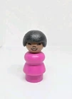 Vintage Fisher Price little people African American woman SUSAN Sesame Street