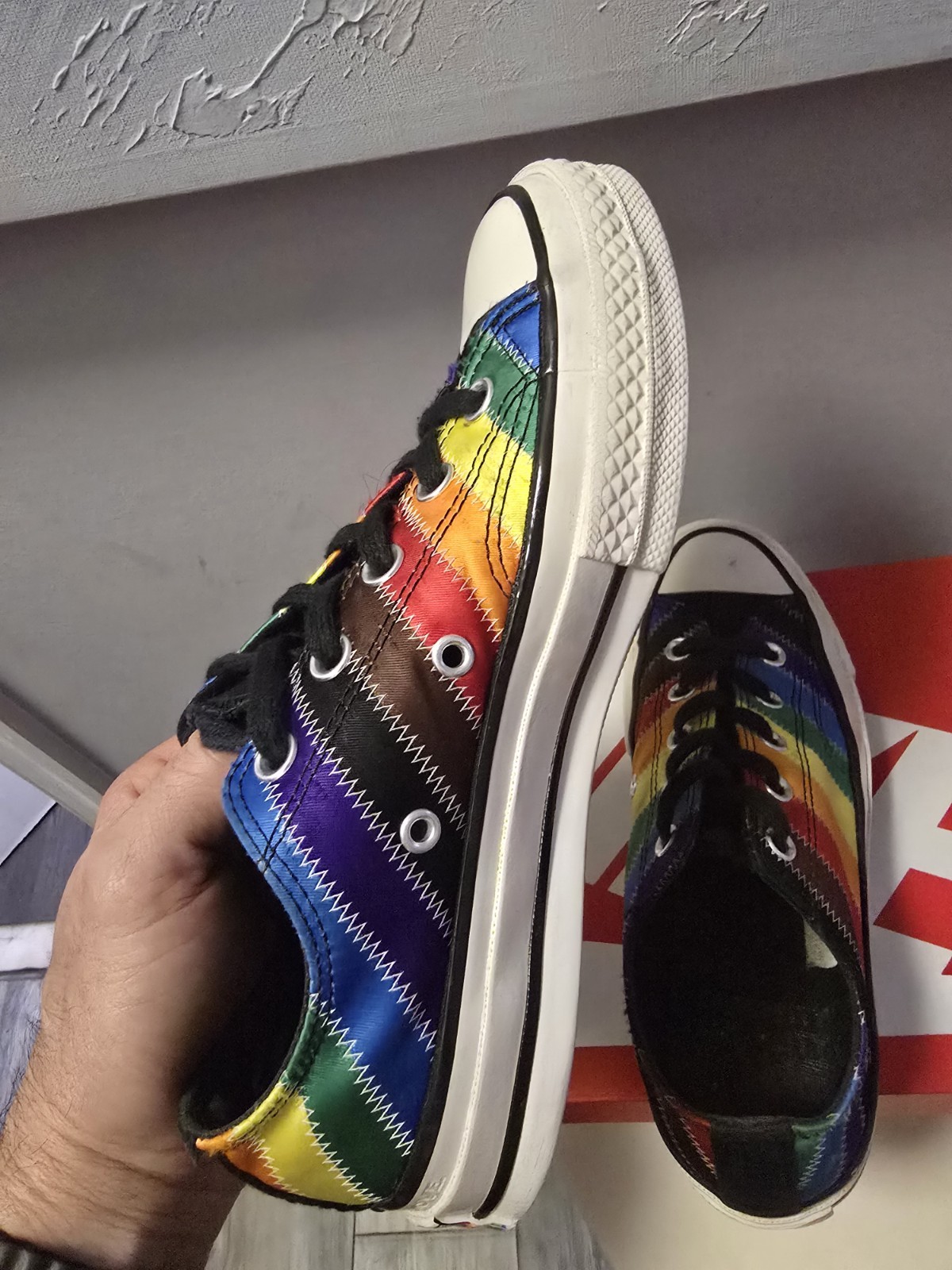 Converse Chuck Taylor All Star Pride LGBTQ 167756C Rainbow  Womens Size 6 thumbnail 5