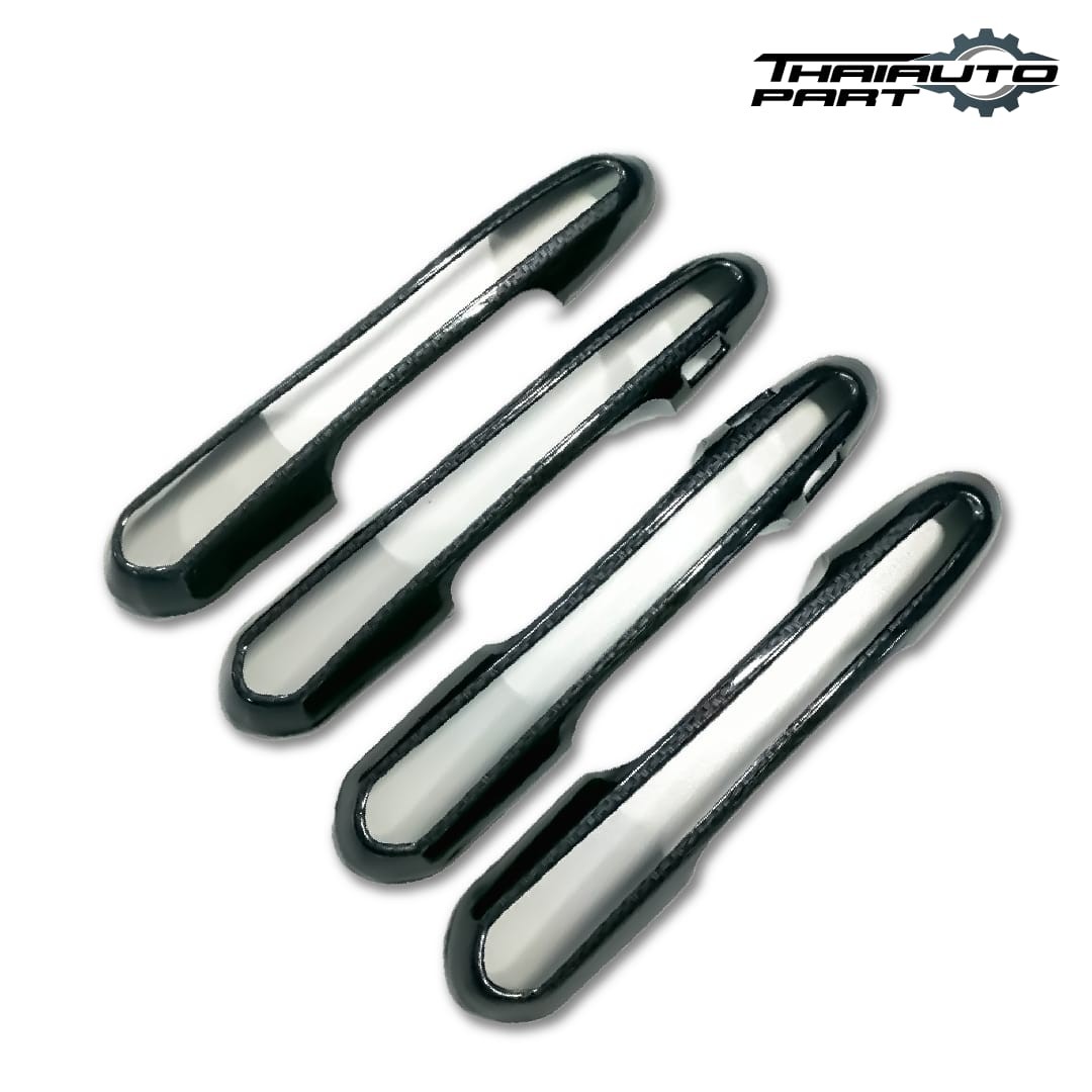 Fit Toyota Innova Zenix AG10 2023-2025 Set Door Handle Insert Cover Carbon