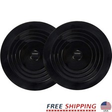 Large Silicone Sink Stopper Set of 2 Kitchen Bathtub Laundry Drain Use
