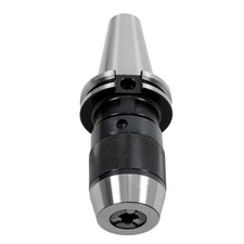 CAT40 Precision Dual Contact Chuck 1/2" Keyless With Solid Shank