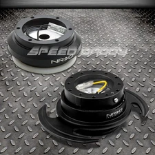 NRG STEERING WHEEL HUB+GEN 3.0 BLACK QUICK RELEASE FOR 92-95 HONDA CIVIC ACCORD