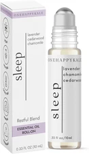 Sleep Essential Oil Roll-On 10Ml – Relaxing Aromatherapy with Lavender, Cedarwoo