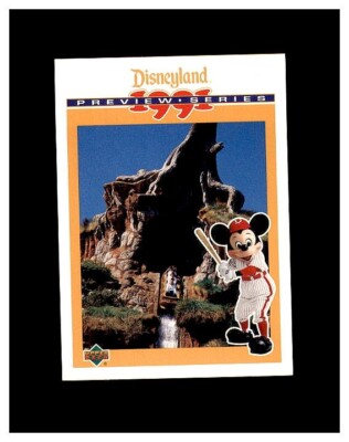 Disneyland 1991 Preview Series 5 Card Set All Mint | eBay