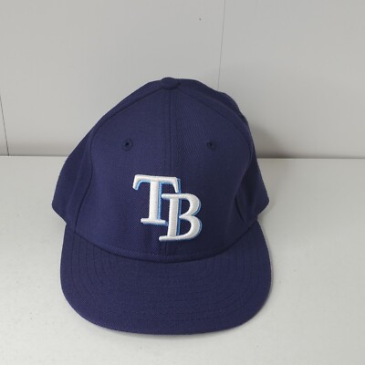 Tampa Bay Rays Hat MLB Baseball Cap New Era 59FIFTY MLB Fitted 6 3/8 Youth Wool