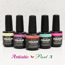 Artistic Nail Design PART A Colour Gloss Soak Off Gel Colour - SHIP IN 24H
