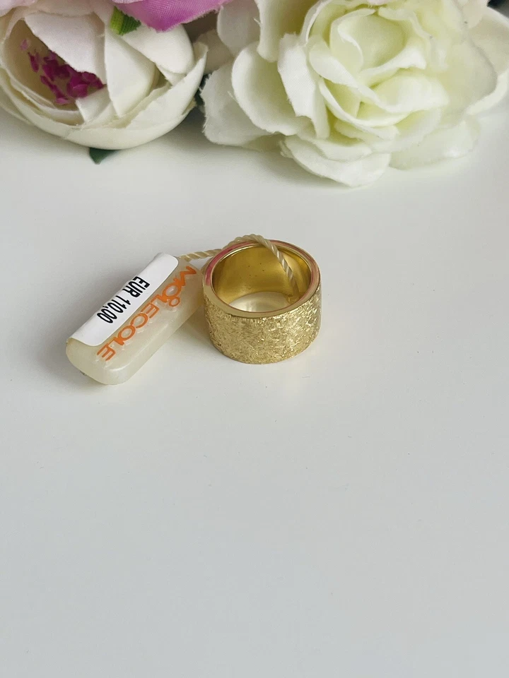 Anello Molecole Fedina Oro Diamantata Misura 18 - Immagine 4 di 4