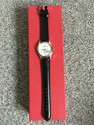MINI COOPER SAMMLUNG QUARTZ ARMBANDUHR MIT LEDERARMBAND + CHROMGEHÄUSE IN BOX !