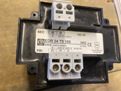 EREA EDR 24TS160 Einphasen-Sicherheitstransformator | 160VA | 230/400V auf 24V |