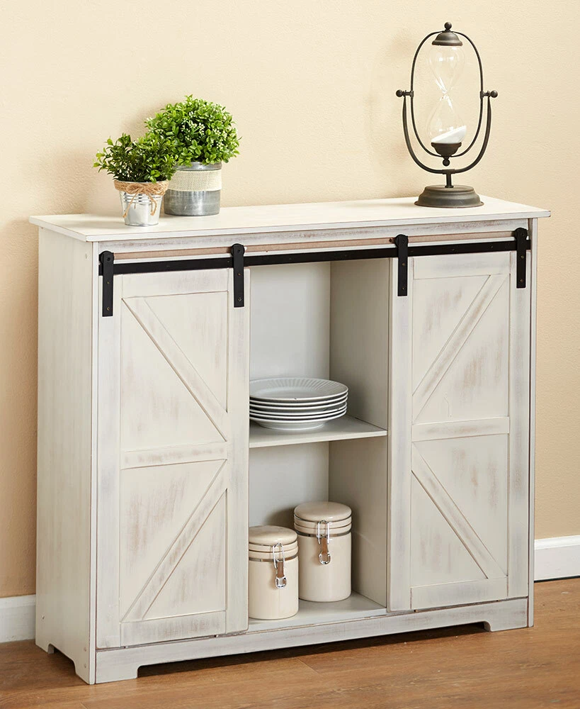 Buffet cabinet with barn doors deals