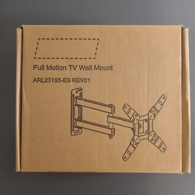 Full Motion TV Wall Mount - ARL231S5-ES REV01 Open Box