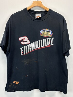 Dale Earnhardt #3 2008 Daytona 500 Winner's Circle Men's Vintage T-Shirt XXL 2XL