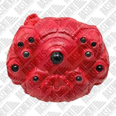 Mezco One:12 Krig: Blood Force - Red Two Piece Helmet 1:12 Scale Fodder
