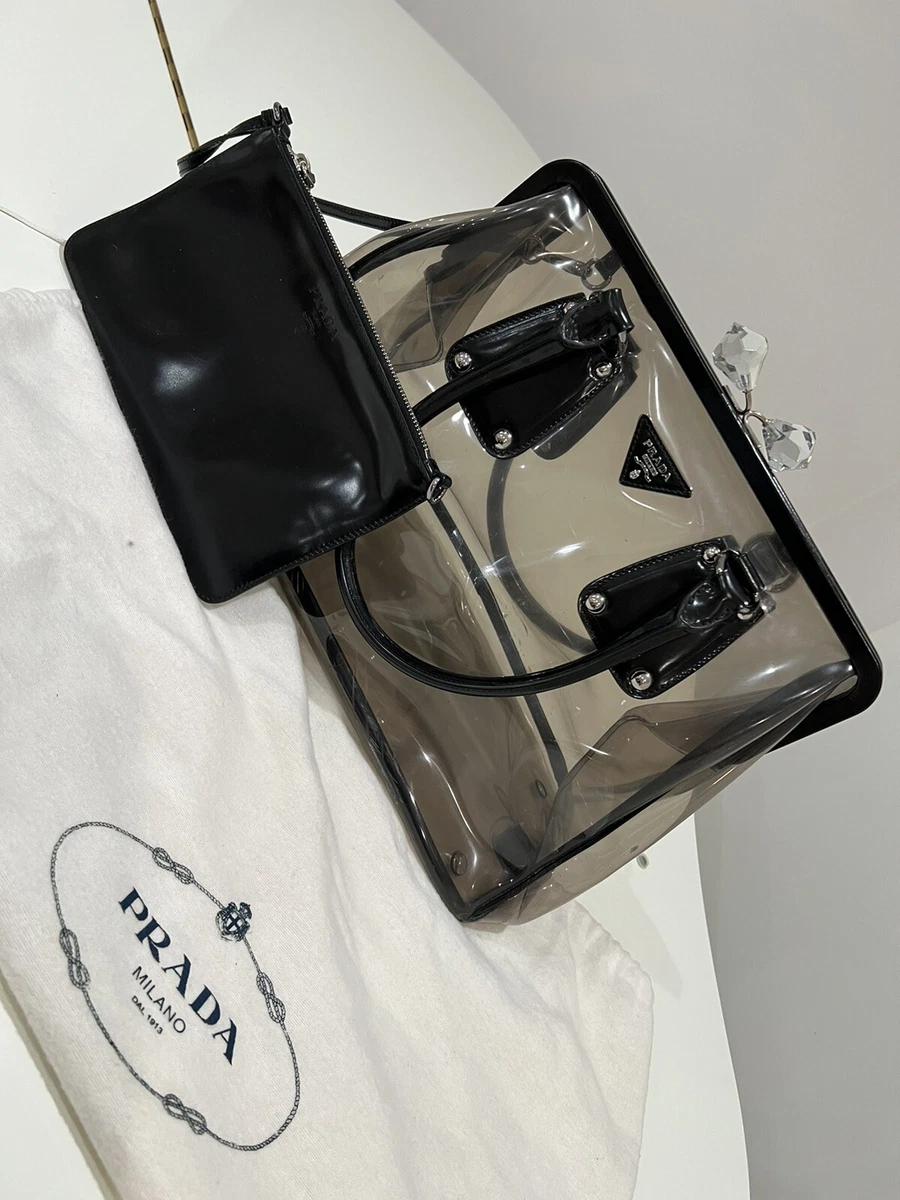 Prada clear bag hotsell