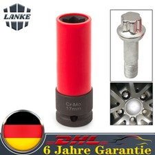 Radmuttern Steckschlüssel Felgenschloß Stern für Mercedes S-Serie W221 17mm NEU