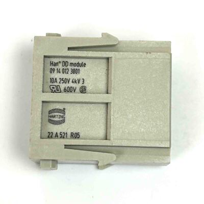 Harting Han DD module Stifteinsatz Crimp 12pol. (VE 10Stk.) 09140123001, unused
