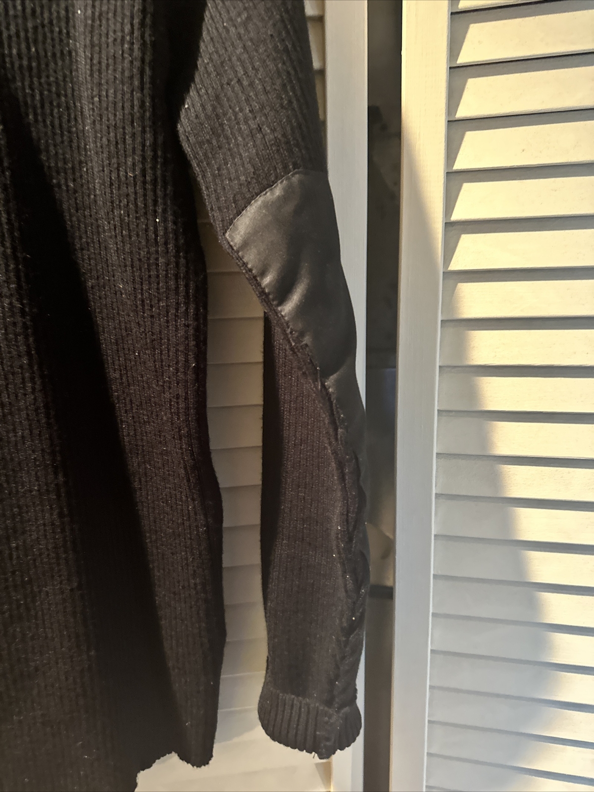 Black Acrylic Commando Patch Elbows Large Made In… - image 11