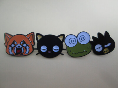 Metall Pin Anstecker - KEROPPI FROSCH - BADTZ MARU - CHOCCOCAT - AGGRETSUKO