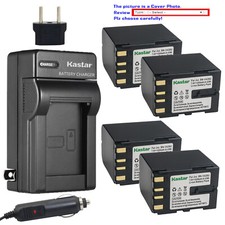 Kastar Battery Travel Charger for JVC BN-V428 JVC GR-DVL320 GR-DVL322 GR-DVL323