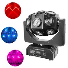 4In1 LED RGBW Stage Lighting Moving Head Light Beam DMX512 Xmas Party Disco DJ