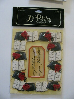 La Petites CONGRATULATION GRADUATION 3D Stickers NIP