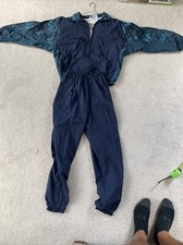 Nike RARE Nylon Windbreaker Track Suit Jacket Pants Med 80s 90s