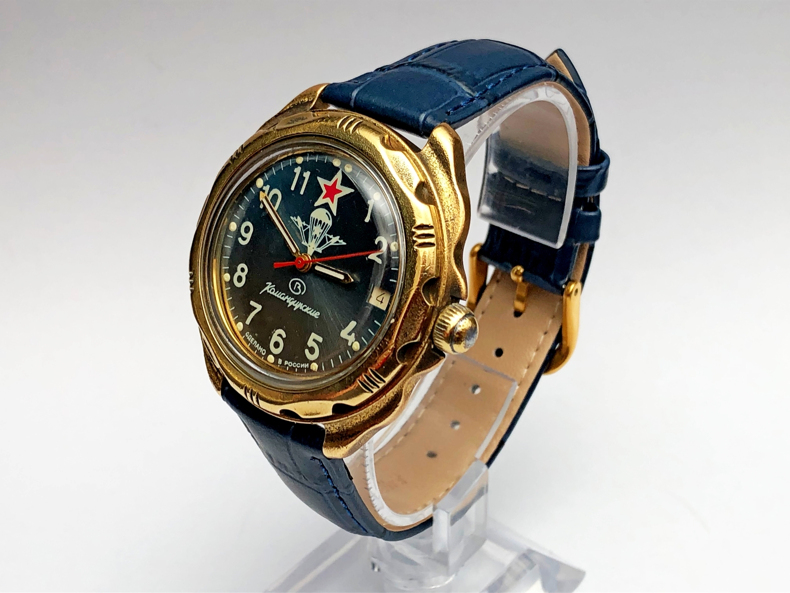 WOSTOK 2414 Airborne Forces Vintage Wristwatch Vostok USSR Serviced Watch