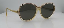 Vintage Diplomat Amanda Gray Oval Sunglasses Frames