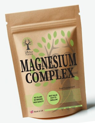 Magnesium Komplex Clean Magnesiumglycinat Kapseln Taurat, Malat Vegan