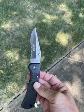 Maxam Army Single Blade Folding Knife With Case