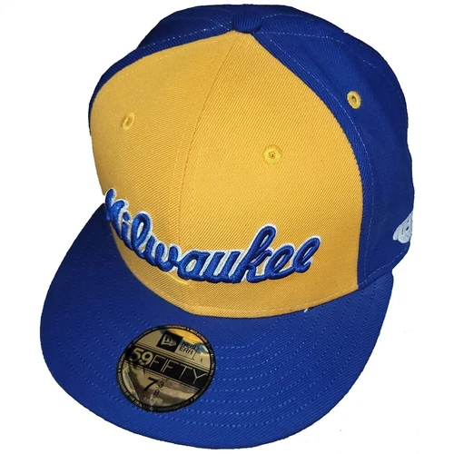 Milwaukee Brewers New Era 5950 Hall Of Fame Fitted Hat - Robin Yount