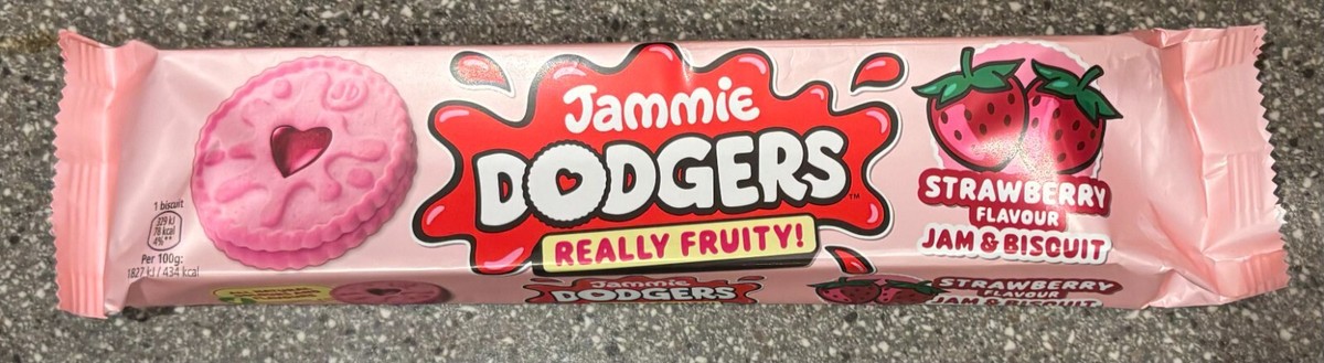 Jammie Dodgers Jam & Biscuit STRAWBERRY Flavour LIMITED EDITION | eBay