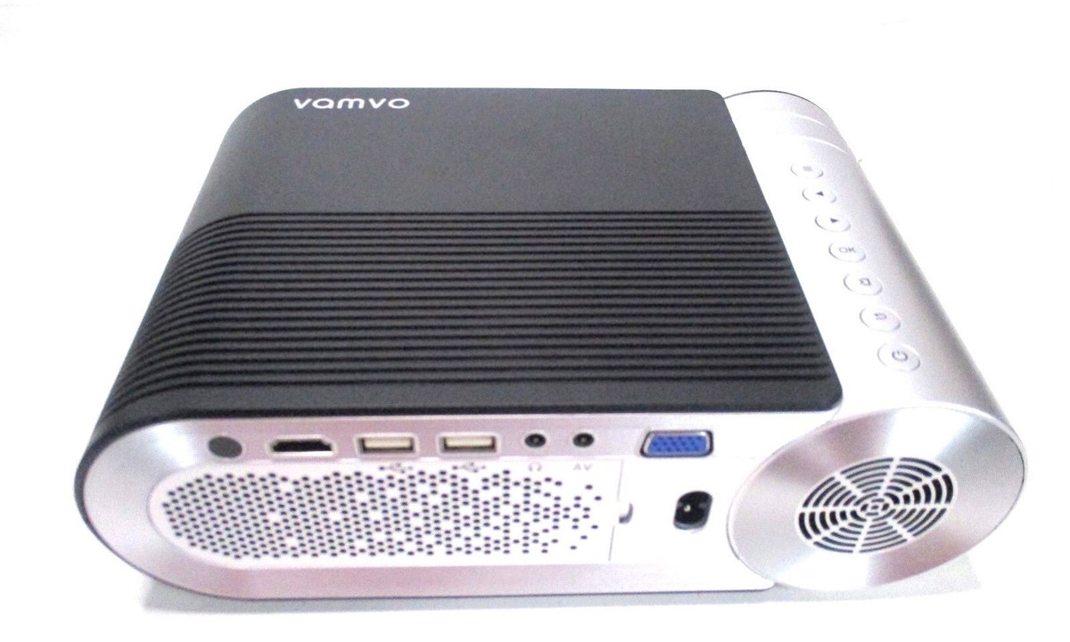 Vamvo (L4200) HD 1080P LED Portable Video Projector with Built-In