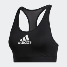 adidas Dont Rest Alphaskin Sports Bra Womens Fitness Top Gym Black Blue Grey