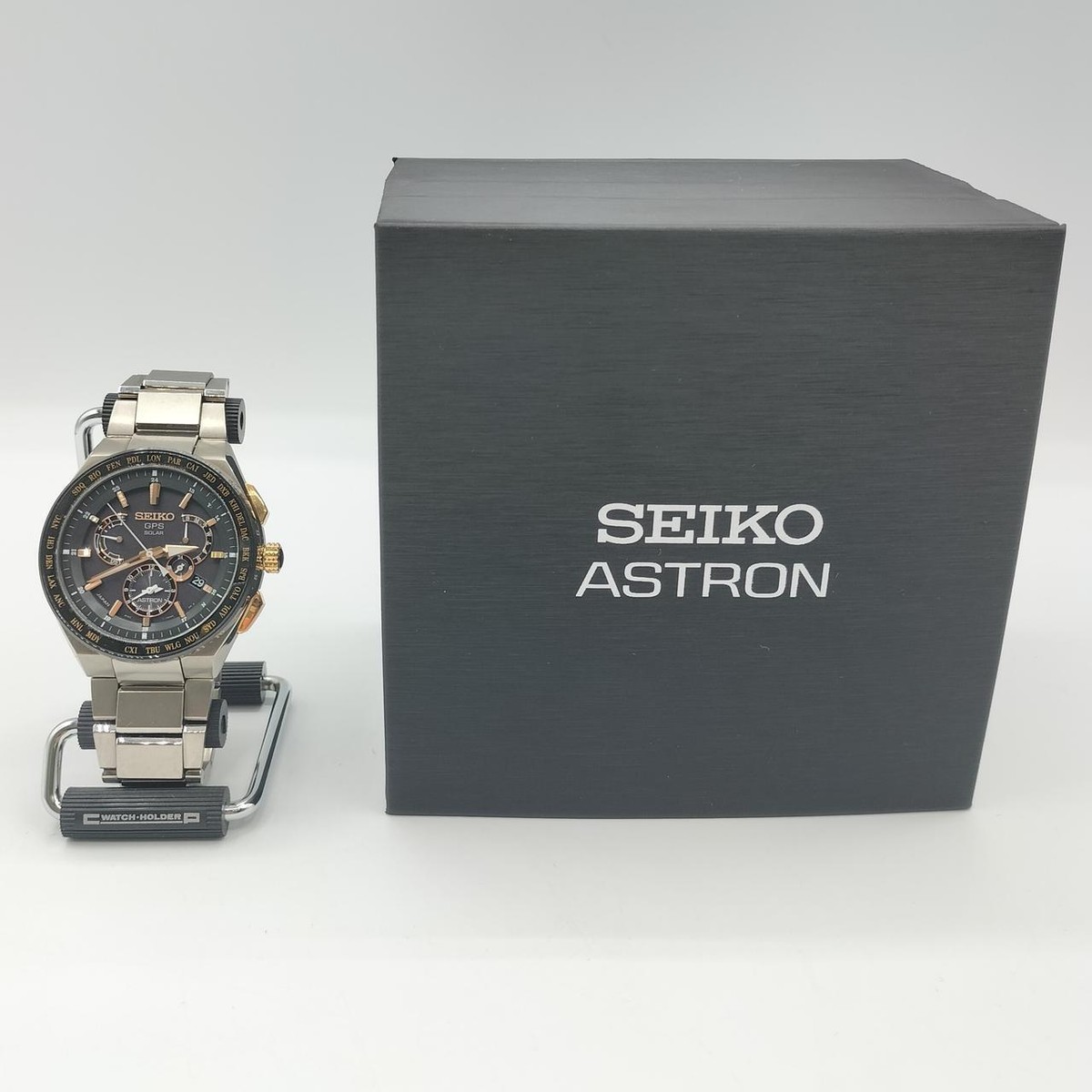 SEIKO 8X53-0AV0 Astron Quartz Analog Wrist Watch with Box