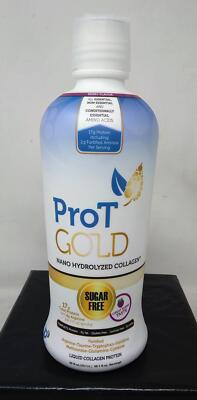 ProT Gold Nano-Hydrolyzed Liquid Collagen Protein, Berry, 30 fl oz, Exp. 5/26