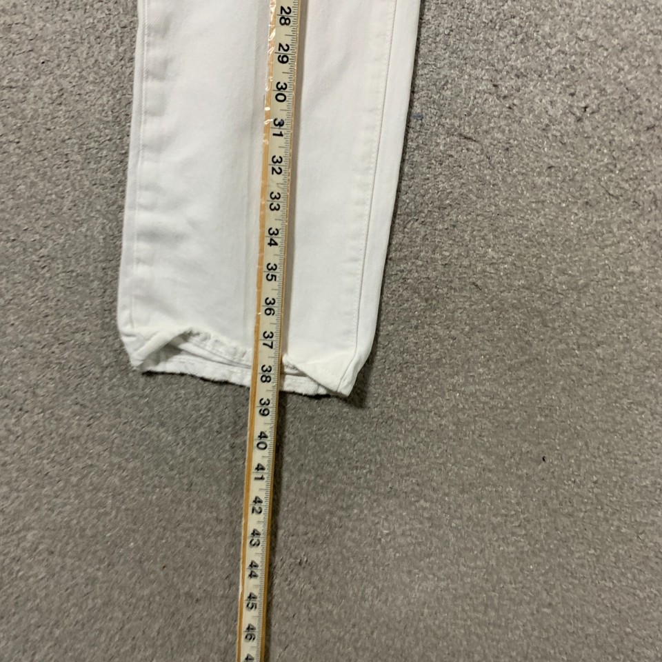 LEVI'S 511 Jeans Mens (34 Inch Waist) (30 Inch Leg) Slim Fit White eBay