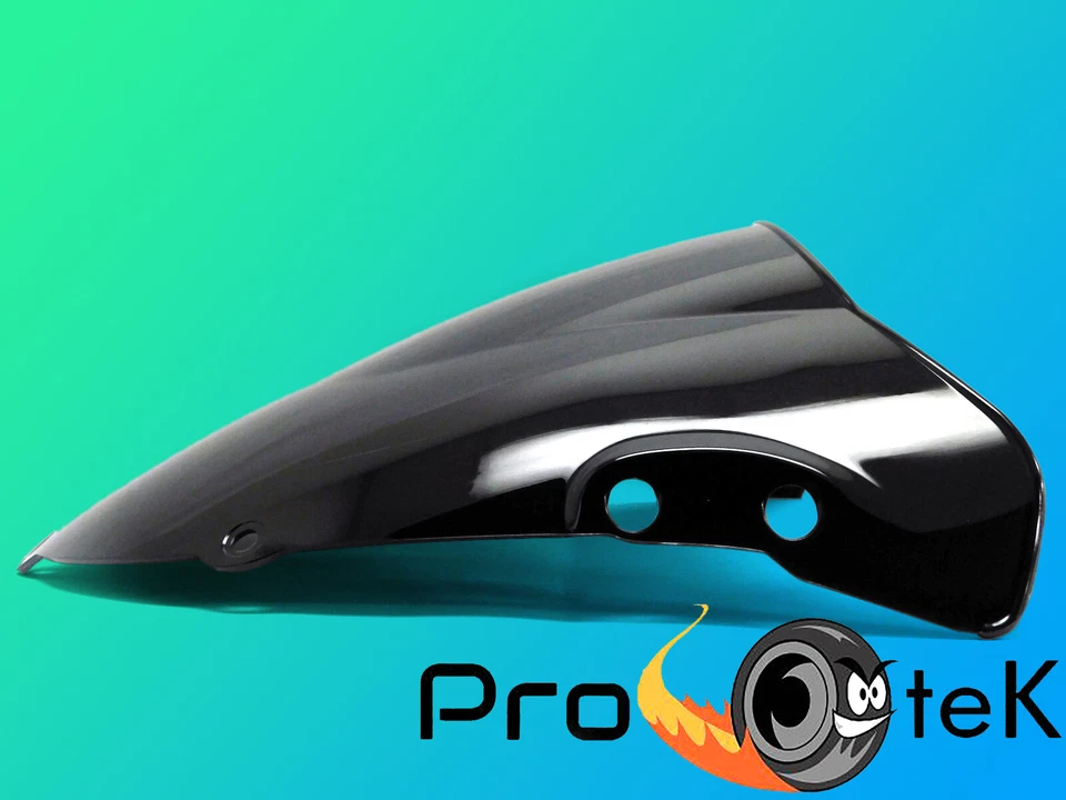 Honda CBR900RR 893 1994-1997 ABS negro humo doble burbuja parabrisas Foto 3 de 3