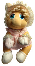 Vintage 1980's Hasbro softie Plush Miss Piggy Jim Henson's Muppets 13" doll
