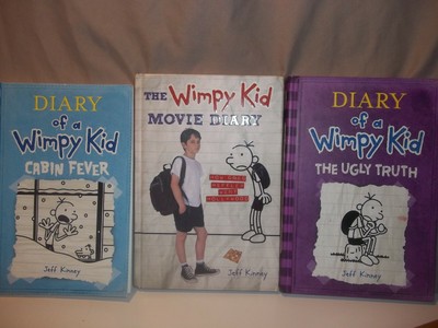 3 Diary Of A Wimpy Kid Books Cabin Fever The Ugly Truth And