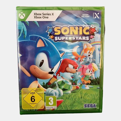Sonic Superstars Microsoft Xbox One Series X Videospiel Komplett Deutsch NEU&OVP