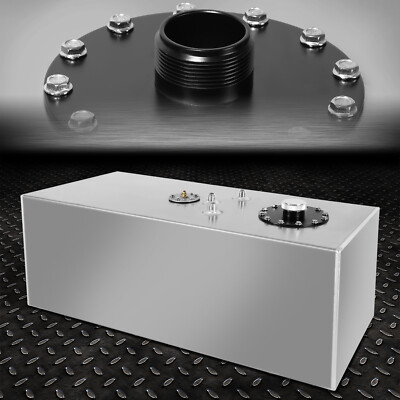 14 Gallon Lightweight Aluminum Racing/Drift Fuel Cell Tank w/Cap+Level Sender