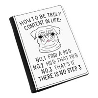 How Zum Sein Wirklich Inhalt In Leben Mops Pass-Etui HüLle ÜBerzug - Lustig Hund