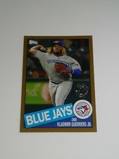 2020 Topps ** 1985 TOPPS GOLD  **#85-98 Vladimir Guerrero Jr. #D / 50  RARE !!