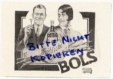 EMMERICH, Werbung 1928, Erven Lucas Bols BOLS Silver Top Dry Gin