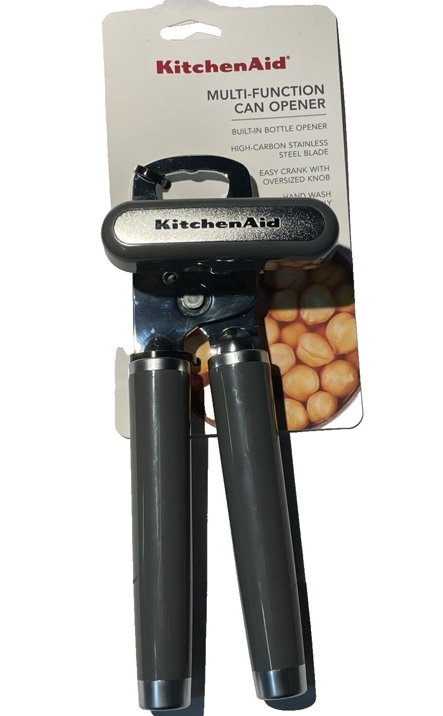 Manual de acero inoxidable KitchenAid Abrelatas