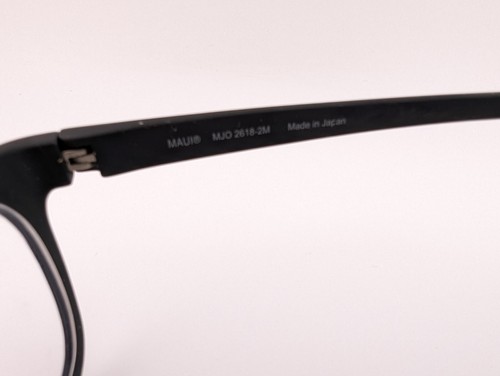 Maui Jim Brille, nur Gestell, MJO2618-2M schwarz, 48-17-147, Kunststoff, Japan - Bild 10 von 20